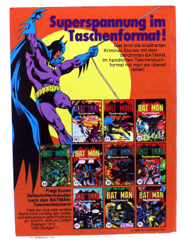 Batman Comic Taschenbuch Nr. 30 (1985) – Ein Sarg für Batman | DC Klassiker mit Outsiders